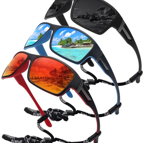 Polarized Sports Sunglasses Unbreakable Frame Cycling Fishing Driving main image 6
